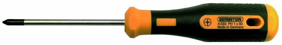 Bernstein Euroline-Power 4-533 Phillips Screwdriver Size 1 Blade Length 80 mm