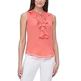 Tommy Hilfiger Women's Ruffle Front Sleeveless