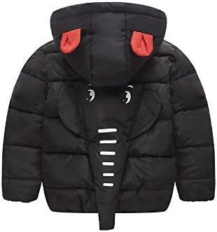 Plustrong Girls Boys Kids Toddler Winter Coats Light Weight Packable Puffer Hooded Jacket
