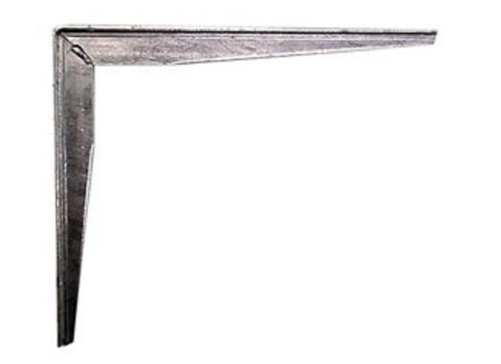 GAH Alberts 800710 T Profile Shelf Bracket for Very Heavy Wear and Load Hot-Dip Galvanised 250 x 300 mm