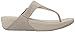 FitFlop Women's The Skinny Canvas Toe Thong Flip Flop, Toasty Beige, 7 M US