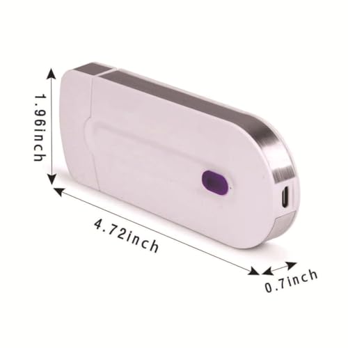 Women Laser Rechargeable Epilator Remover Smooth Touch Hair Removal Instant Pain Free Razor Sensor- Light Technology Hair Remove (with A Black Handbag)