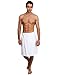 TowelSelections Men's Wrap, Shower & Bath, Terry Velour Towel, Made in Turkey