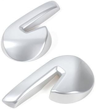 ABS Matte Interior Car Seat Backrest Adjustment Button Cover Trim 2pcs