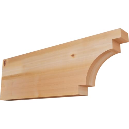3 1/2"W x 12"H x 36"L Mediterranean Smooth Rafter Tail, Western Red Cedar