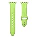 Sundo Apple Watch Band Silicone 38mm 42mm, Iwatch Replacement Wrist Strap Bracelet Band for Apple Watch Nike+ Sport Edition Series 1 Series 2 Series 3 (Green 38 SM)