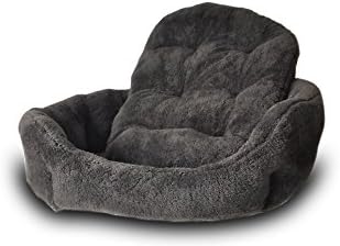 High Quality Pet Bed for Dog or Cat available in 3 sizes, Easy-to-Clean, 100% Machine Washable (L, brown)