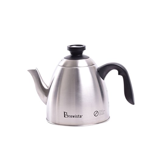 Click Here to See More Images Brewista BSS12STKA Stout Spout Stovetop Kettle, Stainless Steel