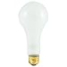 Bulbrite 200A/HL 200-watt High Lumen Incandescent A23, Medium Base, Frost
