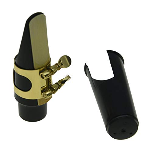 image for KAISH Soprano Sax Saxophone Mouthpiece with Ligature, Reed and Plastic