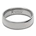 Oxford Ivy 6mm Mens Comfort Fit Titanium Plain Wedding Band (Available Ring Sizes 7-12 1/2) Size 9 1/2