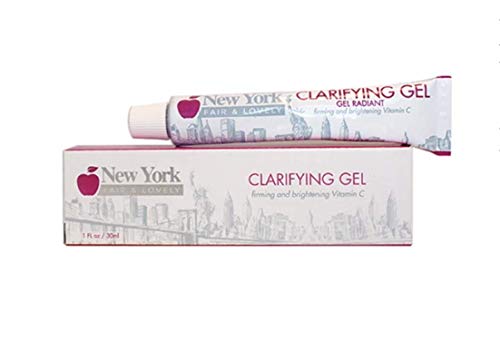 New York Fair & Lovely Clarifying Gel, Formulated to Remove Dark Spots, Skin Lightening Properties, with Alpha Arbutin Complex