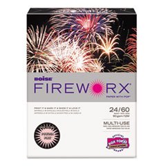 Boise Fireworx Colored Paper, 24 Lbs, 8-1/2 x 11 Inches, Powder Pink, 500 Sheets/Ream (MP2241PK)