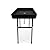 4 Foot Cooler Ice Table Party Ice Folding Table with Matching Skirt - Black