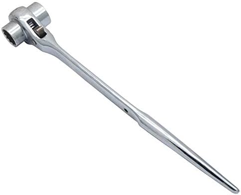 16 18mm Scaffold Spanner Ratcheting Socket Wrench Flat Satin Cr V Ratchet Podger Tool Amazon Com Industrial Scientific