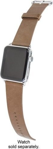 Trident Leather Watch Strap for Apple Watch 38mm - Brown YBWB3TL