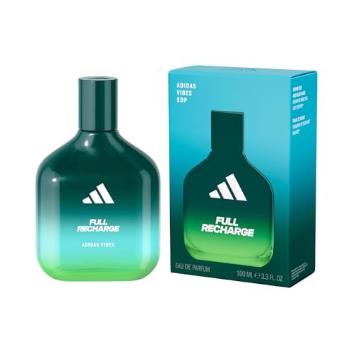 Vibes Full Recharge Eau de Parfum, langanhaltender, belebender Unisex-Duft mit würzig-frischen Noten und natürlichen ätherischen Ölen, 100ml