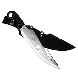 Destiny Dagger: Tactical Fixed Blade Machete with Leather Wrapped Handle. Bladedancer