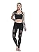 FEIVO Yoga Pants, Women's Power Flex Yoga Pants Tummy Control Workout Yoga Capris Pants Leggings,Mesh-black5,Small