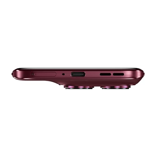 Smartphone Motorola Edge 70 PRO 5G - 256GB 24GB (12GB RAM+12GB Ram Boost), 4 câmeras de 50MP, Tela 1.5K extreme AMOLED 144Hz, Bateria 6500 mAh, IP68/IP69 - Vinho