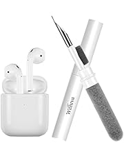 Wilbeva Cleaner Kit for Airpods, Bluetooth Earbuds Cleaning Pen for Airpods Pro 1 2 3 Samsung MI Android Earbuds, 3 in 1 Compact Multifunctional Headphones Case Cleaning Tools with Soft Brush