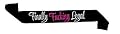 â€œFinally Fcking Legalâ€ Black Glitter Satin Sash â€“ Happy 21st and 18th Birthday Party Supplies, Ideas and Decorations - Funny Birthday