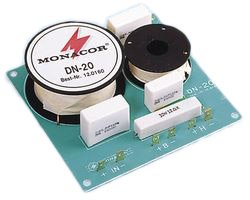 Supreme-Optimised MONACOR - DN-20 - 2-WAY CROSSOVER, 2KHZ 8OHM - Pack of 1 --