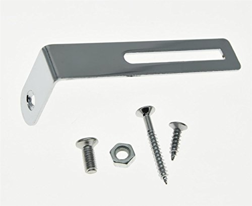 KAISH Chrome LP Pickguard Bracket Scratch Plate Bracket w/ Screws for Les Paul