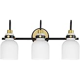 Maxim Milk - 3 Light Bath Vanity-11.25 Inches Tall and 22 Inches Wide-Satin Brass Finish