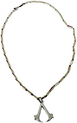 Elegant Men's Assassin's Creed Pendant Necklace Cosplay Titanium Steel Chain