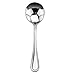 New Star Foodservice 58185 Slimline Pattern, 18/0 Stainless Steel, Bouillon Spoon, 5.7-Inch, Set of 12