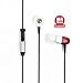Thinksound ts02+mic 8mm Noise Isolating Wooden Headphone with Universal 1 Button Microphone (Silver/Cherry)