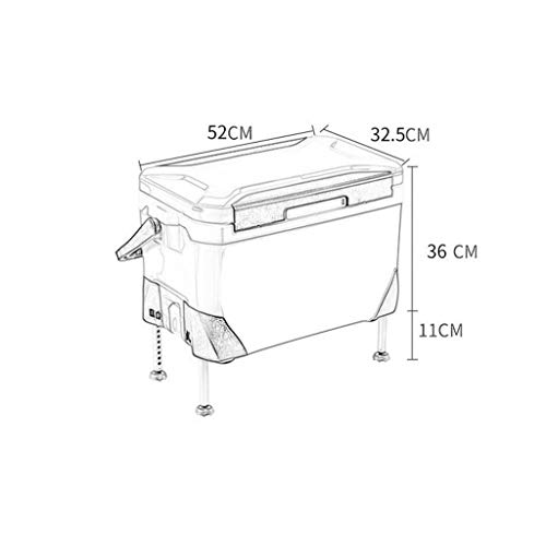 BYDBNR Angelkasten, Meeresangeln Box Inkubator Kühlschrank Kühlbox Aufbewahrungsbox for Angelzubehör Multi-Funktions… – Bild 3