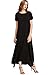 Verdusa Women's Boho Casual Loose Long Dress Split Maxi Dress
