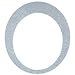 SlipX Solutions Adhesive Oval Safety Treads Add Non-Slip Traction to Tubs, Showers & Other Slippery Spots - Design Your Own Pattern! (21 Count, Reliable Grip, Gray)