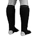 FitsT4 Kickboxing Boxing MMA Muay Thai Karate Taekwondo Cloth Instep Padded Elastic Training Sparring Shin Guards Protector (1 Pair)