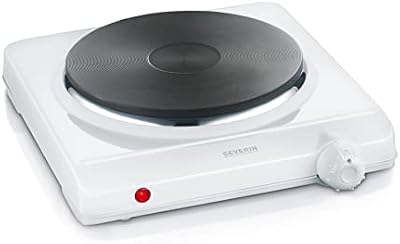 - Fogão de mesa, potência aprox. 1500 W, diâmetro do fogão aprox. 18,5 cm, branco KP 1091