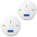Carbon Monoxide Detector Gas Detection, WJZXTEK Digital Display Carbon Monoxide Alarm, Electronic Equipment, Power Detection Equipment, Alarm Clock Warning (2 Pack)