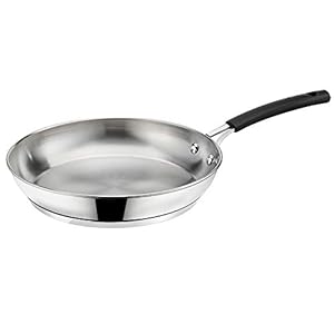 Lagostina 12895040125 Tempra pan 24 cm, geschikt voor inductie, ongedicht, roestvrij staal