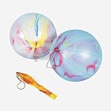 Dozen Rubber Rainbow Punch Balls by Fun Express