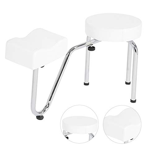 Aramox Adjustable Tattoo Leg Arm Rest Pad, PU Leather Foot Stool Chair, Height and Distance Adjustable, Ideal for Tattoo Artists and Pedicure Sessions (White) at Amazon