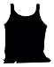 Tender Tanks Breast Cancer Adjustable Tank Top, Medium, Black