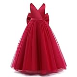 Nileafes Flower Girls Maxi Dress Bridesmaid Wedding