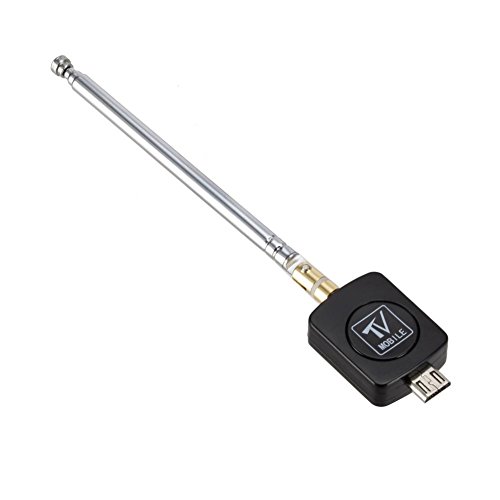 Biback TV Receiver Tuner,HDTV Mini DVB-T Satellite, Mini Black Antenna for Android Tablet Smartphone - Thumbnail 5