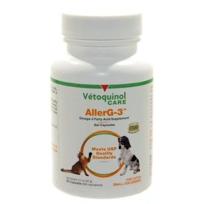 Vetoquinol 410499 AllerG-3 Capsules and Liquid,60 ct