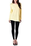 82 Days Women'S Rayon Span Long Sleeves Jersey Top - Solid