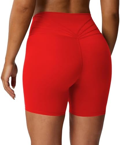 Aoxjox Trinity Workout Biker Shorts for Women Tummy Control High