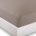 Bare Home 2-Pack Fitted Bottom Sheets Twin XL - Premium 1800 Ultra-Soft Wrinkle Resistant Microfiber - Deep Pocket (Twin XL, Taupe)