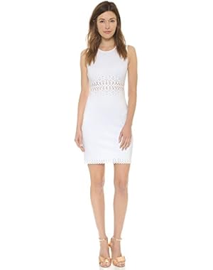 Women's Laser Cut Sleeveless Dress