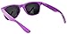 Retro 80's Vintage Sunglasses Purple Frame Smoke Lens for Ladies